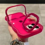 2-in-1 Folding Stand Wave Clear Case — iPhone 13 Pro to 17 Pro Max