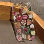 Beaded Pomegranate Sun Phone Case — iPhone 13 Pro to 17 Pro Max