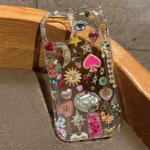 Beaded Pomegranate Sun Phone Case — iPhone 13 Pro to 17 Pro Max - Image 3