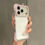 Colorful Transparent Anti-Drop Airbag Case — iPhone 13 Pro to 17 Pro Max