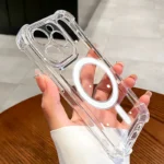 Luxury MagSafe Transparent Bumper Case — iPhone 13 Pro to 17 Pro Max