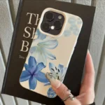 Lychee Pattern Fashion Lily Flower Case — iPhone 13 Pro to 17 Pro Max