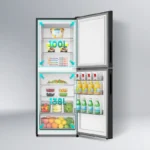 Hisense 238L Top Mount Glass Door Frost Refrigerator (RTDG238NAB/BD3) - Image 3