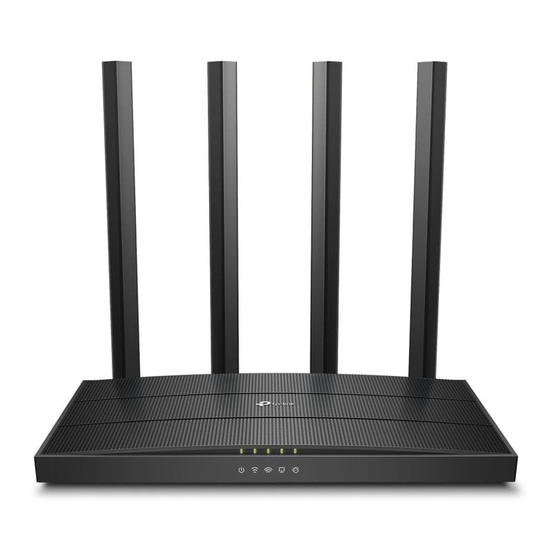 TP-Link Archer C6 AC1200 Gigabit MU-MIMO Wi-Fi Router - front view