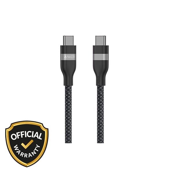 Anker 240W Upcycled-Braided USB-C to USB-C Cable 3ft (A82E2H)