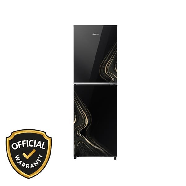 Hisense 277L TMF Glass Door Refrigerator (RTDG277NAGS/BD3)-Golden Sunlight