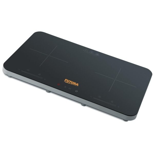 Hawkins Futura Dual Hob Induction Cooktop 3600W — Auto Cut-off, Child Lock, Boil-Dry Protection, 20 Power Settings (FIC2A1)