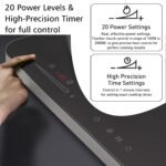 Hawkins Futura Dual Hob Induction Cooktop 3600W — Auto Cut-off, Child Lock, Boil-Dry Protection, 20 Power Settings (FIC2A1) - Image 5