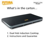 Hawkins Futura Dual Hob Induction Cooktop 3600W — Auto Cut-off, Child Lock, Boil-Dry Protection, 20 Power Settings (FIC2A1) - Image 11