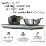 Hawkins Futura Dual Hob Induction Cooktop 3600W — Auto Cut-off, Child Lock, Boil-Dry Protection, 20 Power Settings (FIC2A1) - Image 3