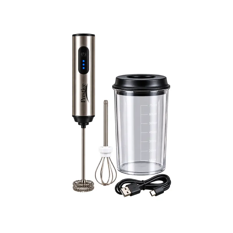 prestige_milk_and_coffee_froather Prestige Mukti Wireless Milk and Coffee Frother MC/D-130 with 350ml Cup - Image 1